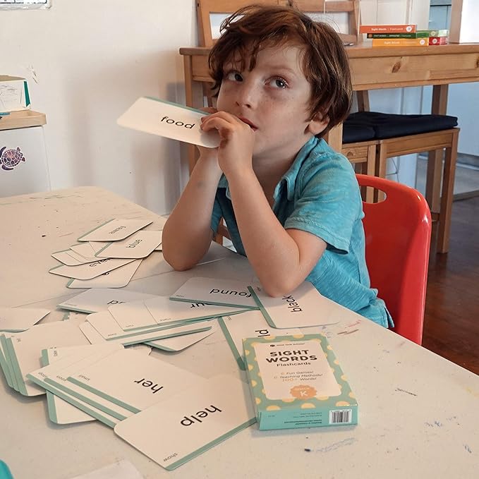 Award-Winning Kindergarten Sight Words Flash Cards – 100+ Dolch & Fry High-Frequency Words – Fun Learning for Ages 4–7 – Preschool, Homeschool & Classroom