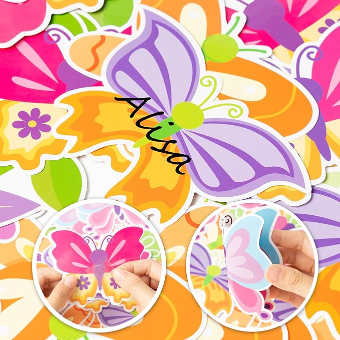 Yopyame 94PCS Jesus Brings New Life Christian Bulletin Board Set Spring Butterfly Flowers Cross Cutouts Bulletin Board Borders Trim Easter Religious Faith Classroom Sunday School Chalkboard Wall Decor