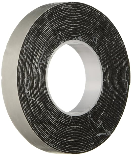 3M 4462B Black Foam Tape, 0.5" width x 5yd length (1 roll)