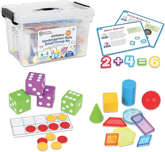 Learning Resources Skill Builders Kindergarten Math Small Group, Math Manipulatives, STEM Activities, Classroom Must Haves, Montessori Toys, School Supplies, Counting Cubes Toys