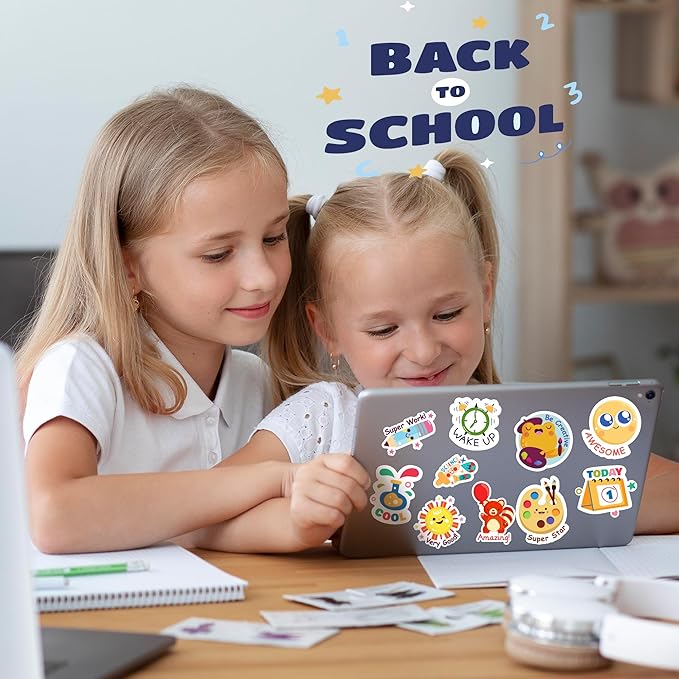OHOME Back to School Supplies | 480 PCS Vinyl Teacher Reward Motivational Stickers for Kids - Teacher Must Haves Supplies Stuff Essentials Games Toys Gifts for First Day of School Classroom Students