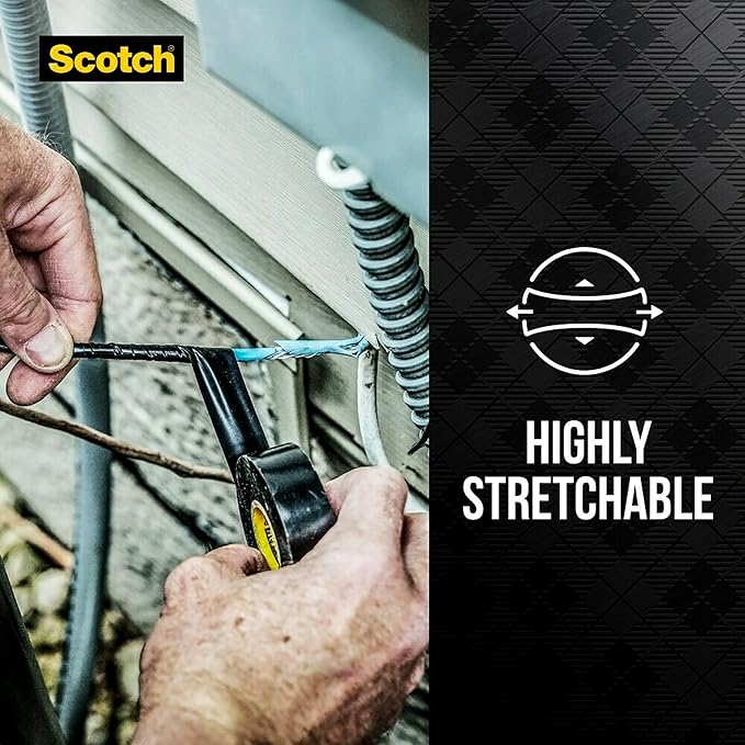 Scotch 3799NA 0.75 by 450 by 0.007-Inch Super 33+ Vinyl Electrical Tape with Dispenser