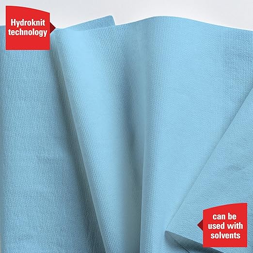 WypAll GeneralClean X60 Cloths Multi-Task Cleaning Wipes, Jumbo (34965), Strong and Absorbent Towels, Blue (1 Roll of 1,100 Sheets, 1,100 Sheet Total)