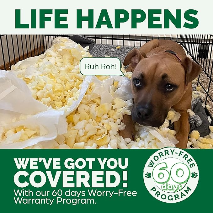 Furhaven Replacement Dog Bed Cover Sherpa & Suede Snuggery, Machine Washable - Blue, 26-inch