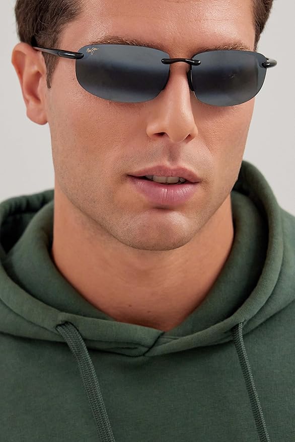 Maui Jim Polarized Men's and Women's Hookipa Rectangular Sunglasses