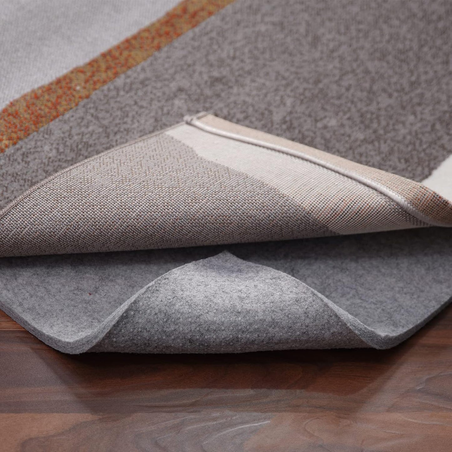 Non Slip Rug Pad Gripper - 3x10 Feet 1/4” Extra Thick Felt Under Rug for Area Rugs and Hardwood Floors,Super Cushioned Non Skid Carpet Padding