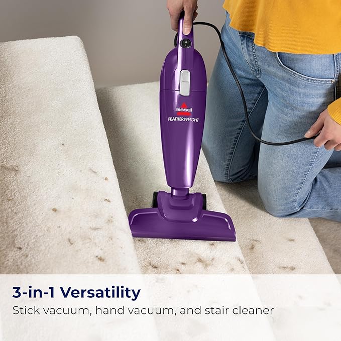 Bissell Featherweight Stick Lightweight Bagless Vacuum with Crevice Tool, 20334