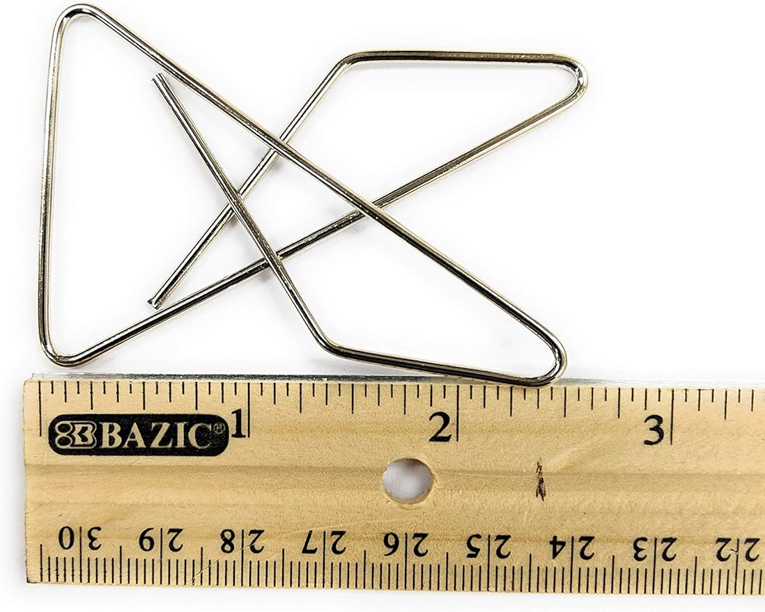 ACCO Ideal Paper Clamp (Butterfly Clamp), Smooth Finish, No.1 Size (Large), 12/Box (A7072610) Pack of 2