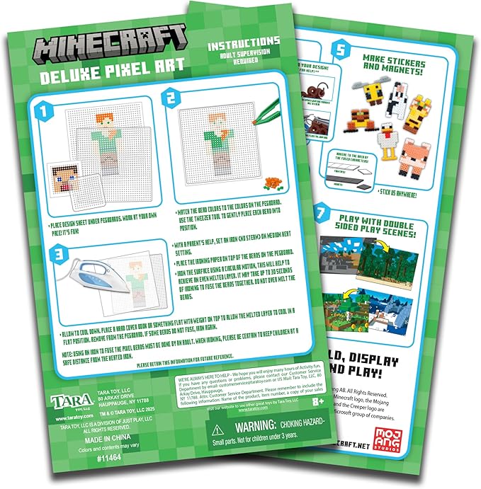 Tara Toys Minecraft Deluxe Pixel Art