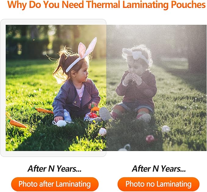 SJPACK Thermal Laminating Pouches, 9 x 11.5 Inches Laminating Sheets, 3 mil Thick Laminate Sheets, 4000 Pack,Clear