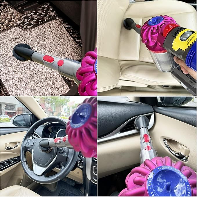 For Dyson Specialized Vacuum Brush Attachments for Car Detailing, Figurines, Funiture, Displays: Traceless Dust Brush, Premium Horsehair Dusting Brush Vacuum Accessories for V7 V8 V10 V11 V15