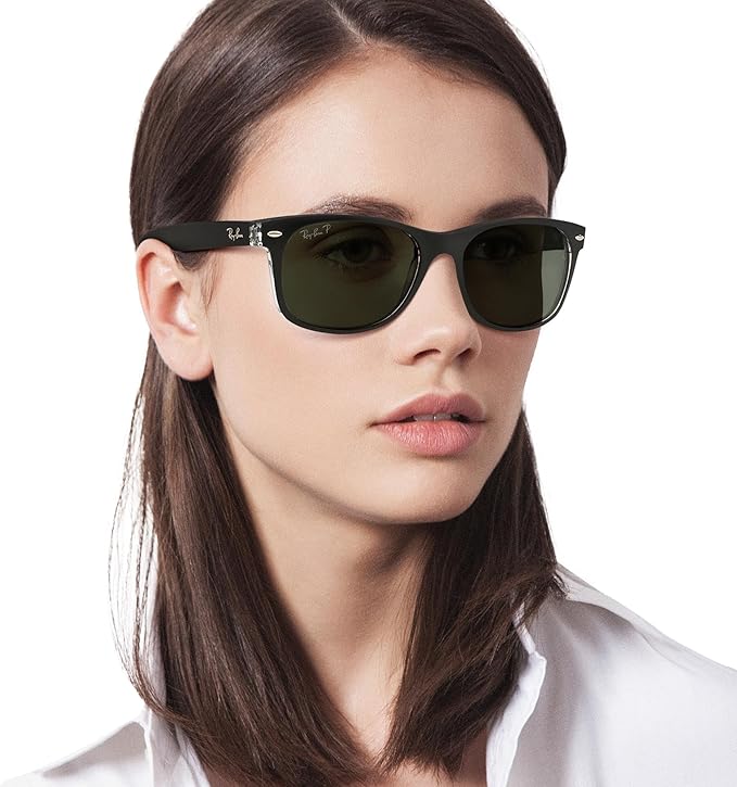 Ray-Ban RB2132 New Wayfarer Polarized Square Sunglasses