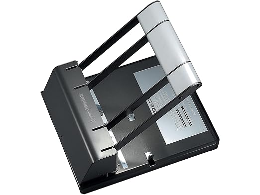 Bostitch 03200 Xtreme Duty 2-3 Hole Punch, 160-Sheet Capacity, Black/Silver