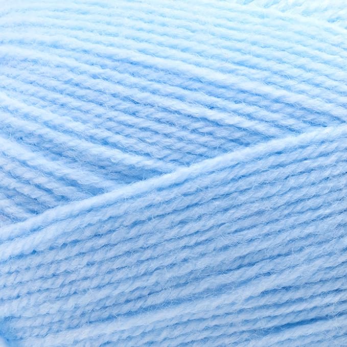 Lion Brand Yarn, Baby Soft Baby Blanket Yarn for Crocheting, Knitting, and Crafts, Little Boy Blue Multicolor, 1 Pack