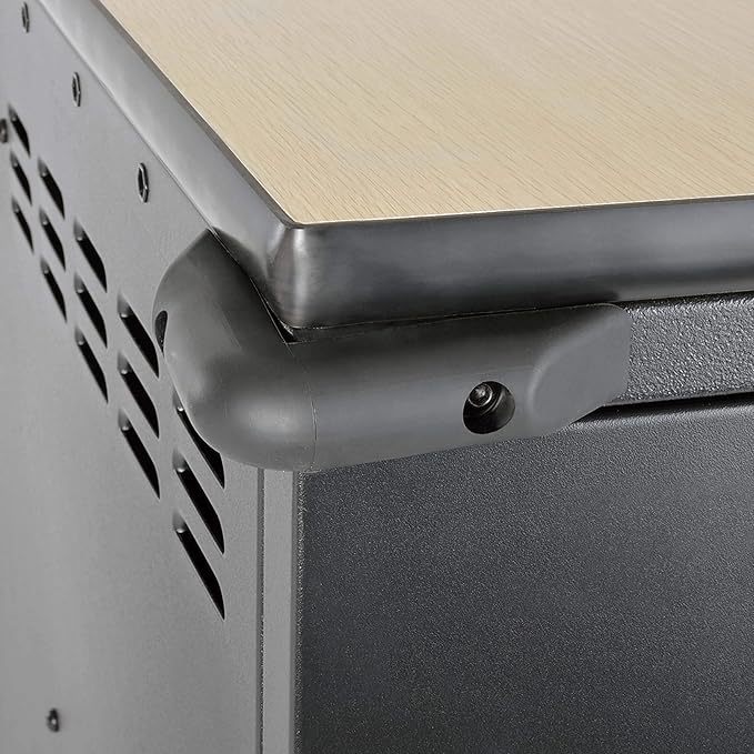 Tripp Lite 48-Port AC Mobile Charging Cart Storage Station for Chromebooks, iPads, Laptops, Tablets, Black (CSC48AC)
