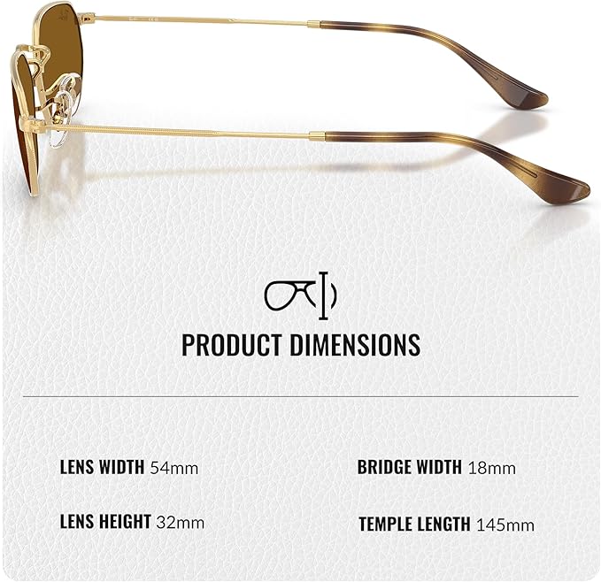 Ray-Ban RB3947 Square-Round Shaped Sunglasses for Men & Women with Official RAYBAN Eyewear Kit – Classic Timeless Design