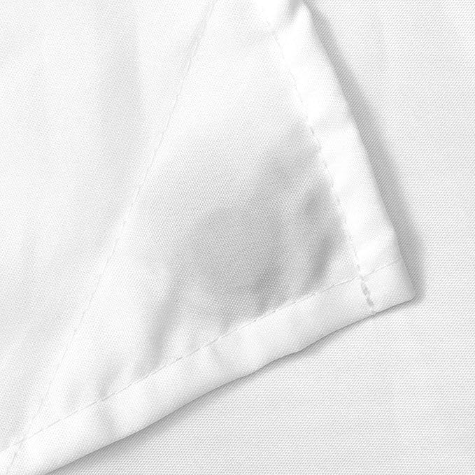N&Y HOME Fabric Shower Curtain Liner 96 x 78 inch XL Size, Hotel Quality, Washable, Water Repellent, White Bathroom Curtains with Grommets, 96x78