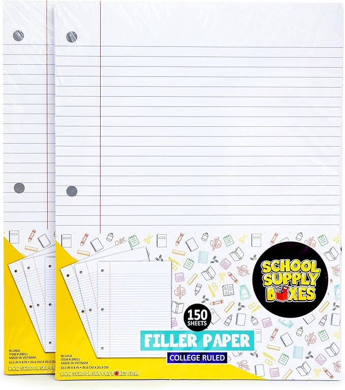 High School Writing Bundle | 1 Pallet (112 Boxes) - 51 Pieces per Box | School Supply Boxes - Back to School Essentials | Includes Composition Books, Loose Leaf Paper, Index Cards, 12 ct. Pens & More