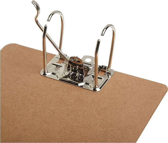 Officemate Recycled Wood Clipboards, Arch Lever Clip, 1 Pack Clipboard, Letter Size (9 x 15.5 Inches), Brown (83120)