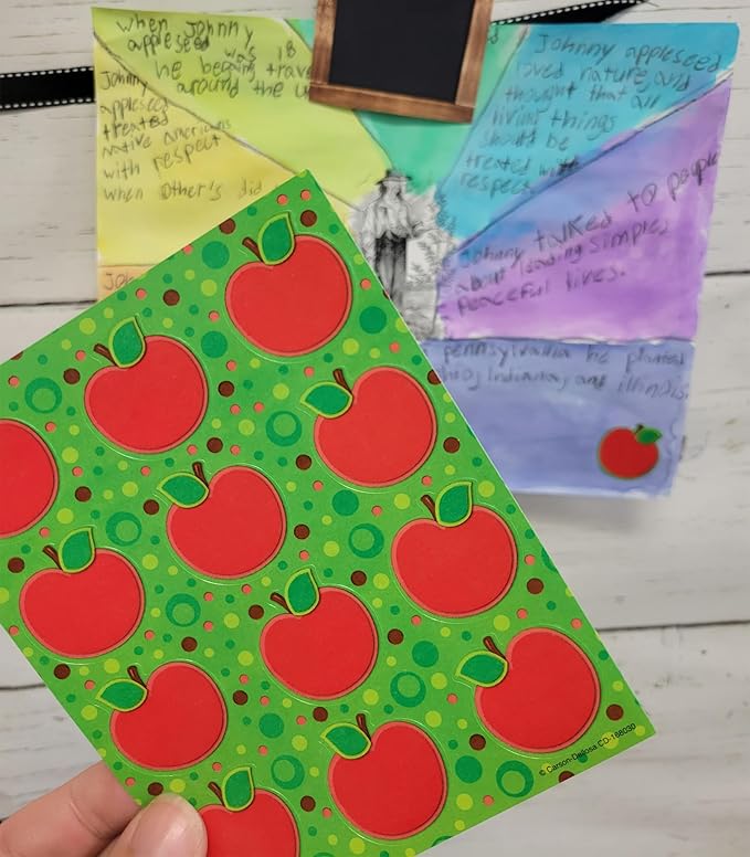 Carson Dellosa Fall & Winter Stickers - 528pc Pumpkin, Turkey, Apple, Smiley Face, Snowman, Penguin Seasonal Classroom Teacher Motivational Rewards, Awards, Incentives, Prizes, Good Work