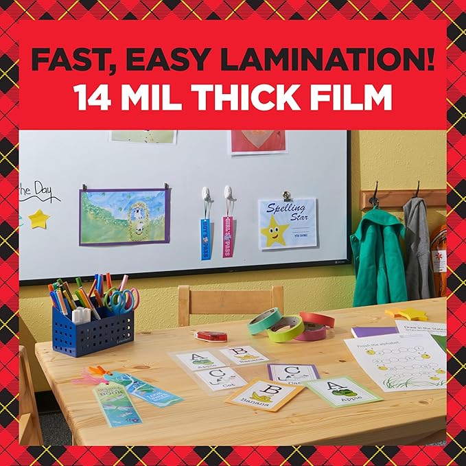 Scotch Self-Sealing Laminating Pouches, 2 in x 3.5 in Business Card Size, Great for Gift Tags, 25-Pack