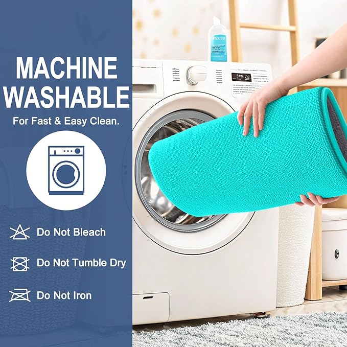 OLANLY Thick Memory Foam Bath Mat Rug 24x16, Extra Soft Absorbent Bathroom Rug, Quick Dry Bath Mats, Non-Slip, Machine Washable Carpet for Bathroom, Tub and Shower, Home Decor Accessories, Teal