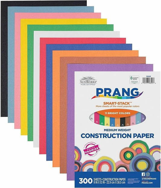 Prang/SunWorks Construction Paper Smart-Stack 9x12"