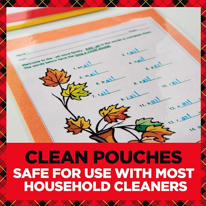 Scotch Thermal Laminating Pouches,Clear,5 mil,Laminate Business Cards,Small Banners,Essays,Office or School Supplies,Fits Letter Size 8.9x11.4 in Paper,(Pack of 600)