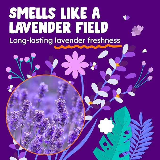 Originally Yellow Lavender Bathroom Cleaner Spray | Powered by Natural Vinegar & Infused with Lemon | Multipurpose Kitchen Cleaner Works on Tile, Wood, Granite, & Marble 3 Pack