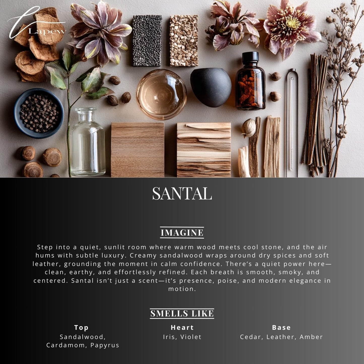 Santal Carpet Freshener Powder: Powerful Odor Eliminator for Home, Upholstery Deodorizer, Carpet Deodorizer, Pet Urine, Cat Litter Box - Santal Fragrance