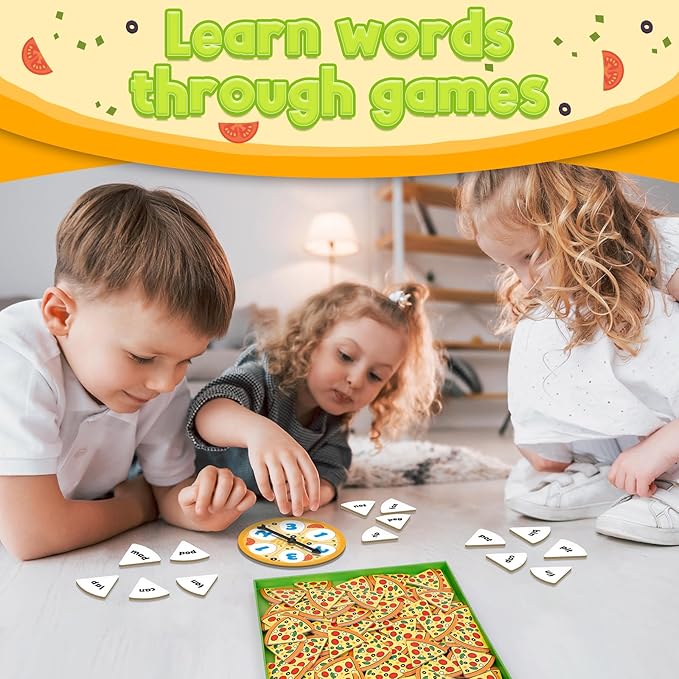 CVC Word Games,Phonics Games,CVC Flash Cards,Speech Therapy Toys for Toddlers Kids,Learn to Read,Reading Learning Sight Word Games,Kindergarten Preschool Learning Activities Educational Toy