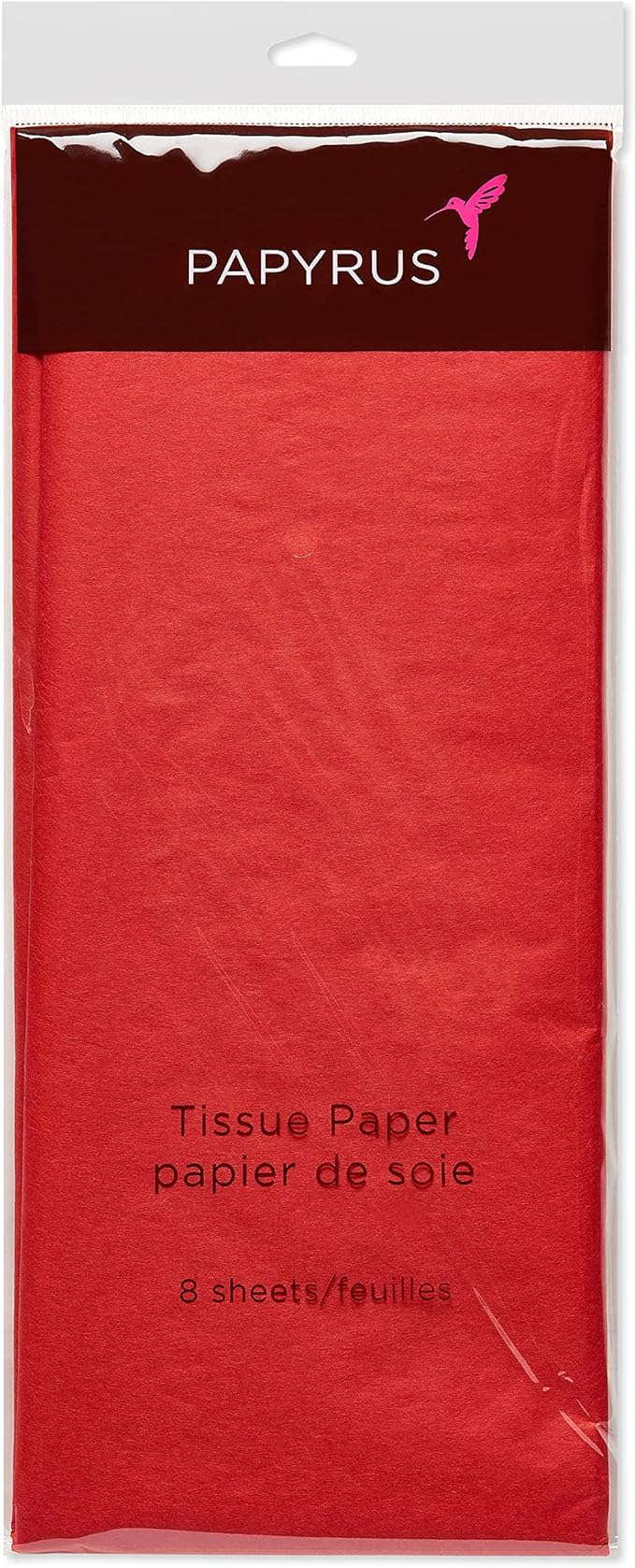Papyrus 8 Sheet Scarlet Tissue Paper for Valentines, Birthdays, Crafts, DIY and More