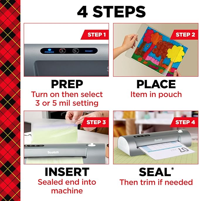 Scotch PRO TL906 Thermal, Laminator Machine, 1 Laminating Device, White/Blue, Laminate Recipe Cards, Photos, Documents, for Home, Office, or School Supplies, 9 in
