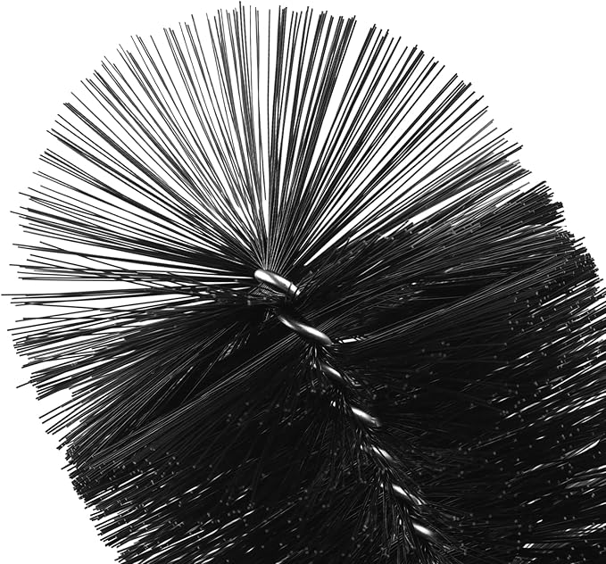 Long Bottle Brush, 12.98 in Bendable Cleaner Brushes for Cleaning Neck Beer Bottles, Wine, Baby Bottles, Water Bottles, Tumblers, Flask, Bird Feeder, Vase, Pipes and Brewing Supplies Black/1Pack