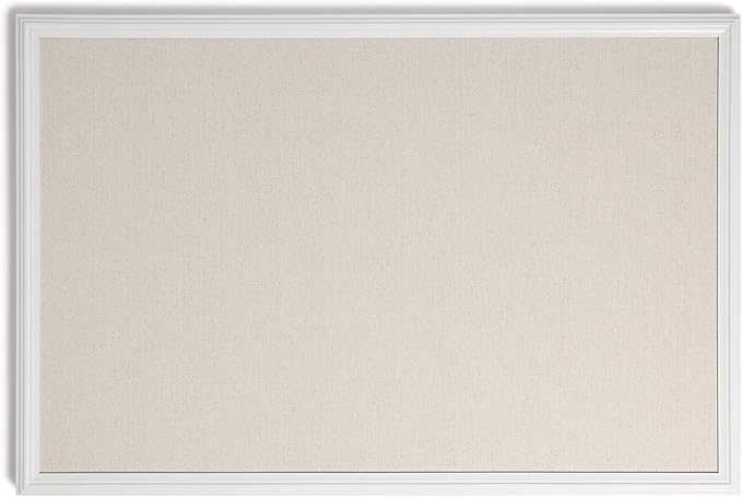 U Brands Farmhouse Board (Linen Pin Board, 30" x 20")