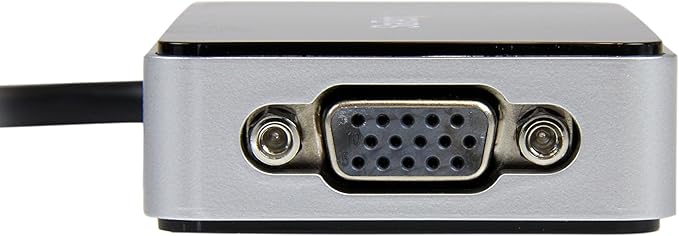 StarTech.com USB 3.0 to VGA Adapter with 1 Port USB Hub - 1920x1200 - External Video & Graphics Card - Dual Monitor Display Adapter - Supports Windows (USB32VGAEH)