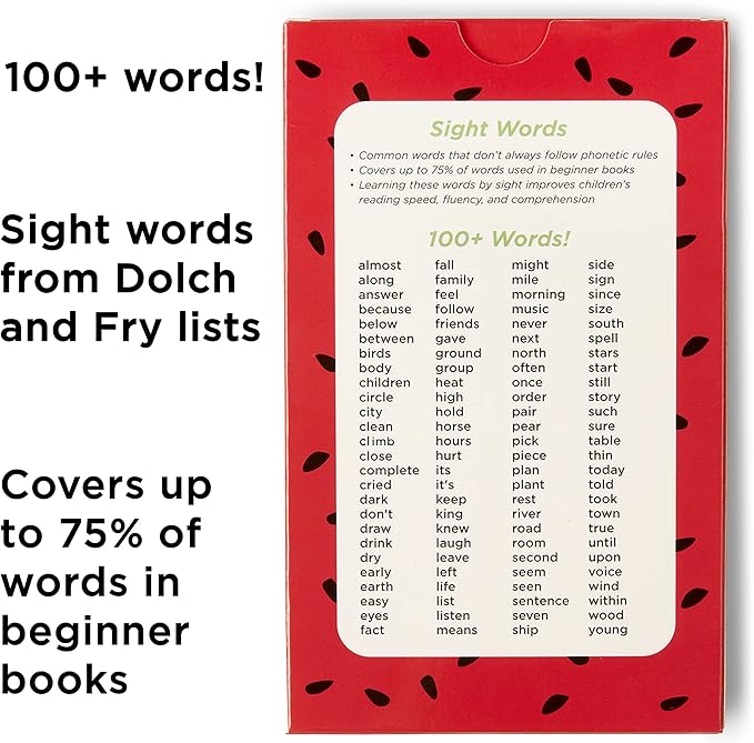 Award-Winning 2nd Grade Sight Words Flash Cards – 100+ Dolch & Fry High-Frequency Words – Build Vocabulary & Reading Fluency – Ages 6–9