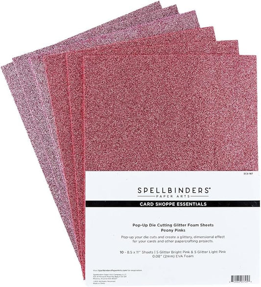 Foam Sheets 10/PKG PEONYPINKS
