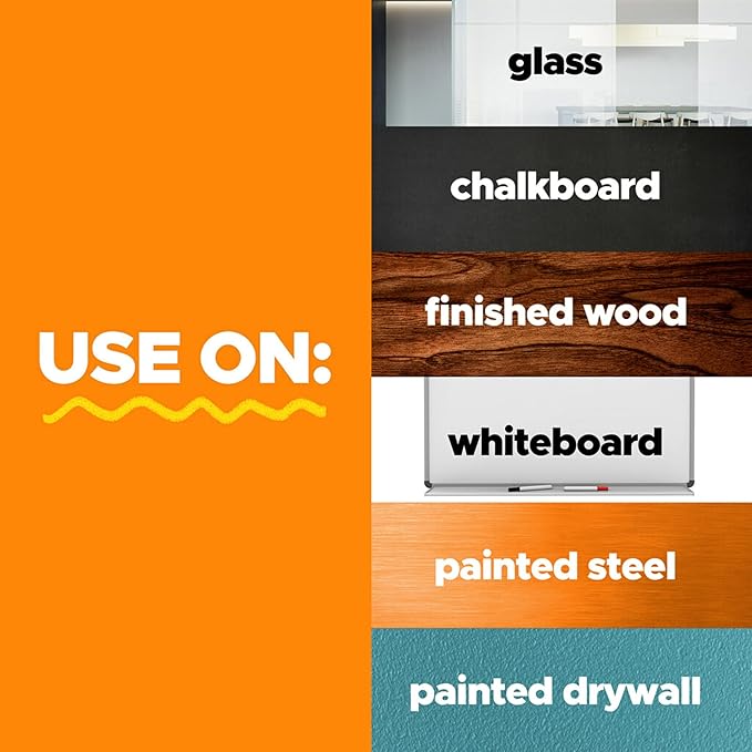 Post-it Dry Erase Sheets, 7 in x 11.3 in, 24 Sheets, Sticks Securely and Removes Cleanly