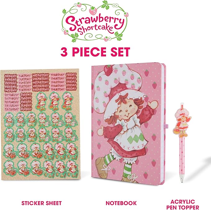 Culture Fly Kids Stationary Set for Girls and Boys - Dragon Ball Z Journal Kit with Notebook, Acrylic Pen Topper, Sticker Sheet - Cute Stationery Kit for School, Writing, Drawing, Gifts