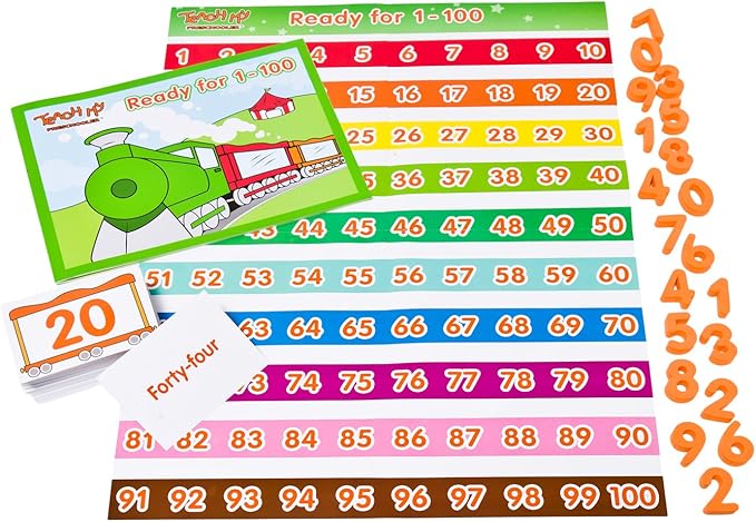 Preschooler Learning Kit: Screen-Free. Preschool Readiness. All-In-One Kit. Teach Reading, Printing, Numbers to 100, Early Math. 70+ pieces plus teaching guides and storage case. Age 3yrs+