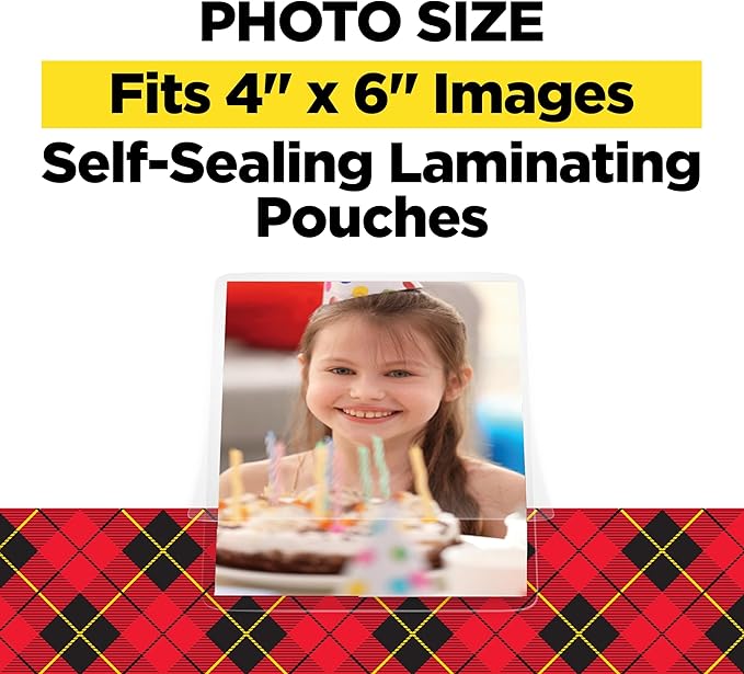 Scotch Self-Sealing Laminating Pouches, 4 x 6 Inches, 30 Pouches (6 Packs of 5) – Gloss Finish, Photo Safe, No Machine Needed (Cold Laminating Sheets)