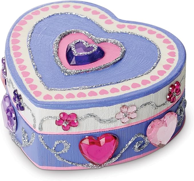 Melissa & Doug Created by Me! Heart Box Wooden Craft Kit