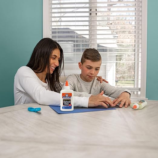 Elmer's Liquid School Glue, Washable, 7.6 Ounces, 6 Count - Great for Making Slime, Back to School, Classroom Supplies, #1 Teacher Brand