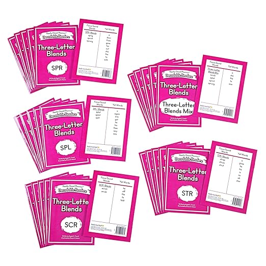 Really Good Phonics Decodable Readers - L- and R-Blends and Three-Letter Blends Book Set - Educational Toys, Reading Games for Kids, Learning Activities, Homeschool & Classroom Must Haves