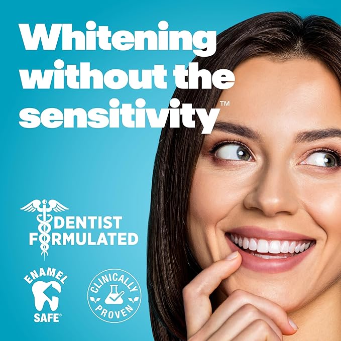 Lumineux Teeth Whitening Strips Kit - 9 Treatments (1 Month) - Peroxide Free - Enamel Safe for Whiter Teeth - Whitening Without The Sensitivity - Dentist Formulated - Sensitivity Free