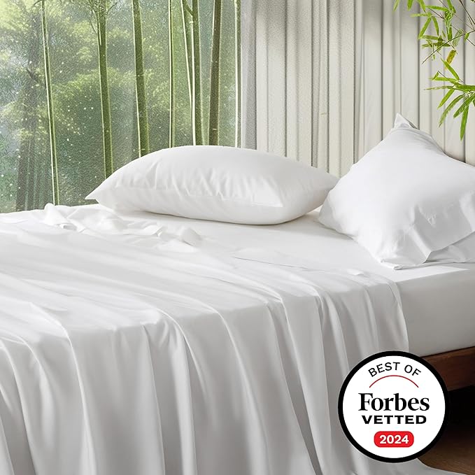 Bedsure Save $11 Bundle 2: 1 Sheets King + 1 Memory Foam Mattress Topper King