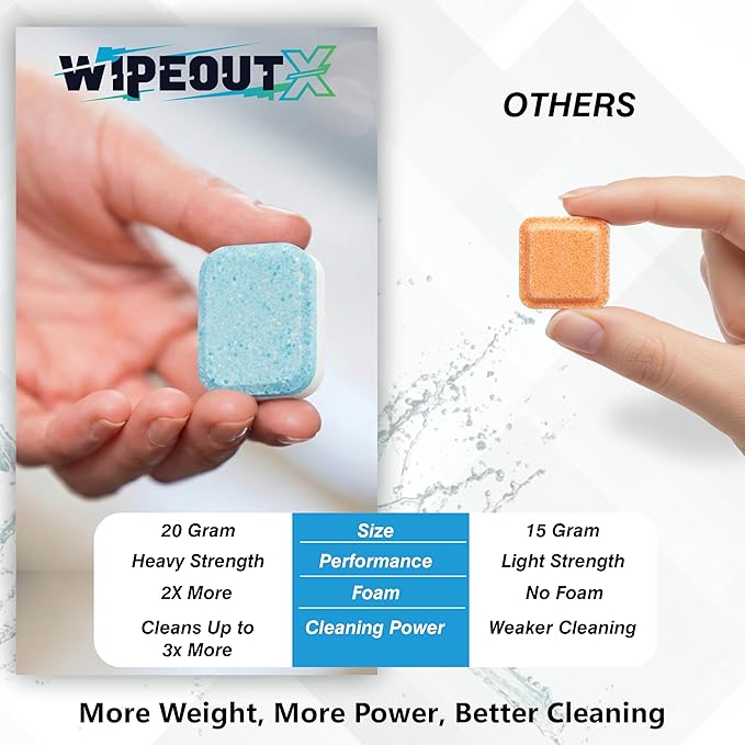 Washing Machine Cleaner – 24 Pack (1-Year Supply) Washing Machine Cleaning Tablets, Deep Clean for Front & Top Load Washers, Septic Safe, Eco-Friendly Deodorizer