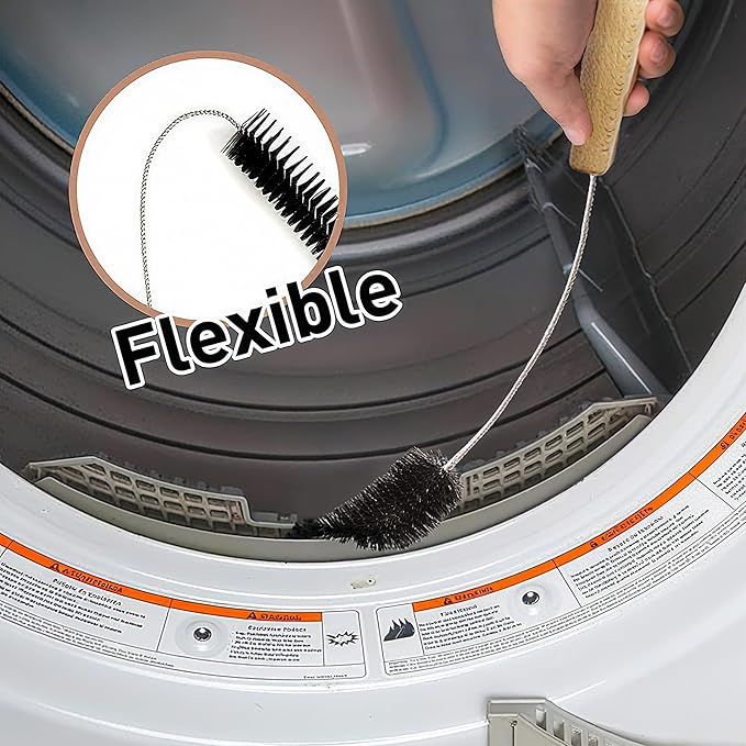 8 Pack Washing Machine Cleaner Brush, Dryer Cleaning Brush, Crevice Cleaning Brush for Bathroom, Shower, Kitchen, Cup,Tile, Tub, Sink-Ideal and Aractical Household Cleaning Tool Set