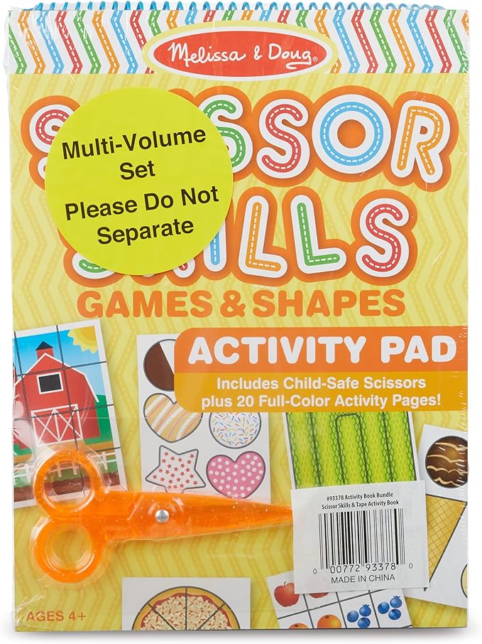 Melissa & Doug Scissor Skills and Tape Activity Books Set